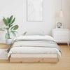 Gulvbedramme Naturlig 80 x 210 cm Massivt furutre