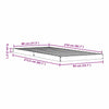 Gulvbedramme Naturlig 80 x 210 cm Massivt furutre