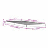Gulvbedramme Naturlig 90 x 210 cm Massivt furutre