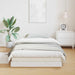Gulvbedramme Hvit 100 x 220 cm Massiv furu