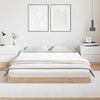 Gulvbedramme Naturlig 140 x 220 cm Massivt furutre