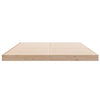 Gulvbedramme Naturlig 140 x 220 cm Massivt furutre
