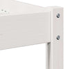 Sengeramme med hodegjerde Hvit 210 x 100 cm Heltre furu