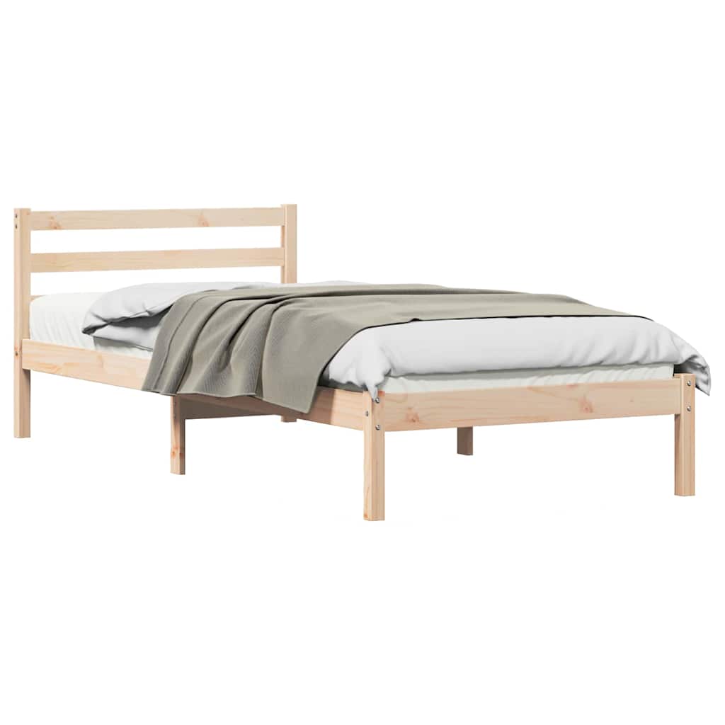 Sengestamme Brun 225,5 x 85,5 x 69,5 cm Massiv furu