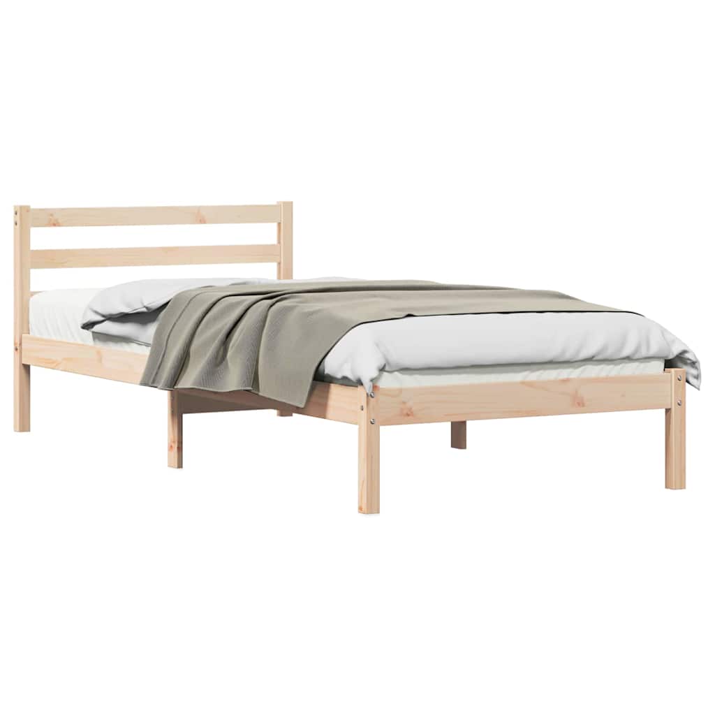 Sengestamme Brun 225,5 x 105,5 x 69,5 cm Massiv furu
