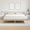 Sengeramme med hodegjerde Brun 220 x 180 cm Heltre furu