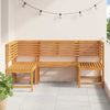 Hagebenk Set 3 pcs Brun heltre akasie