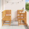 Hage Bistro Sett 6 pcs Brun heltre akasie