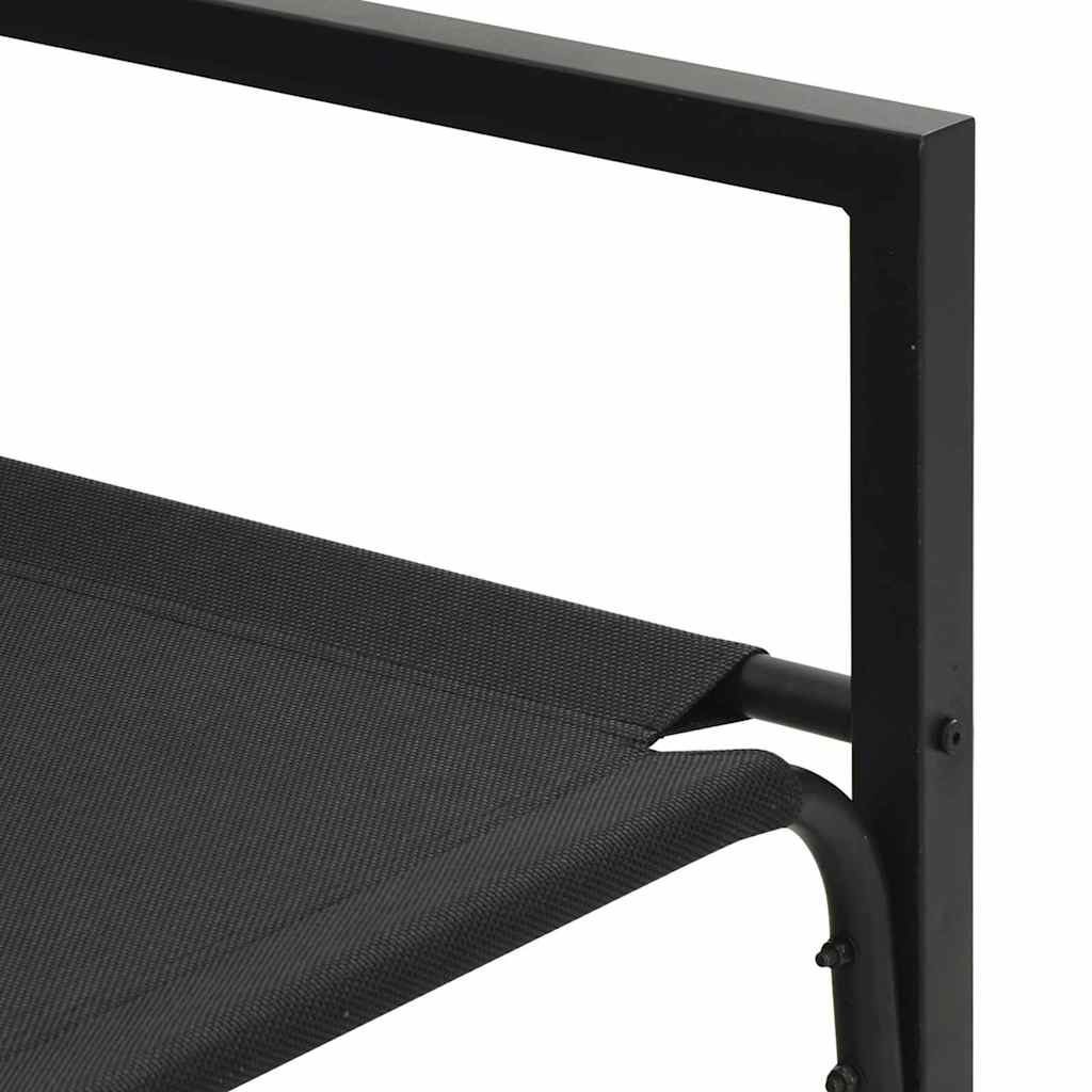 Hagebenk Svart 180 x 72,5 x 71 cm Stål
