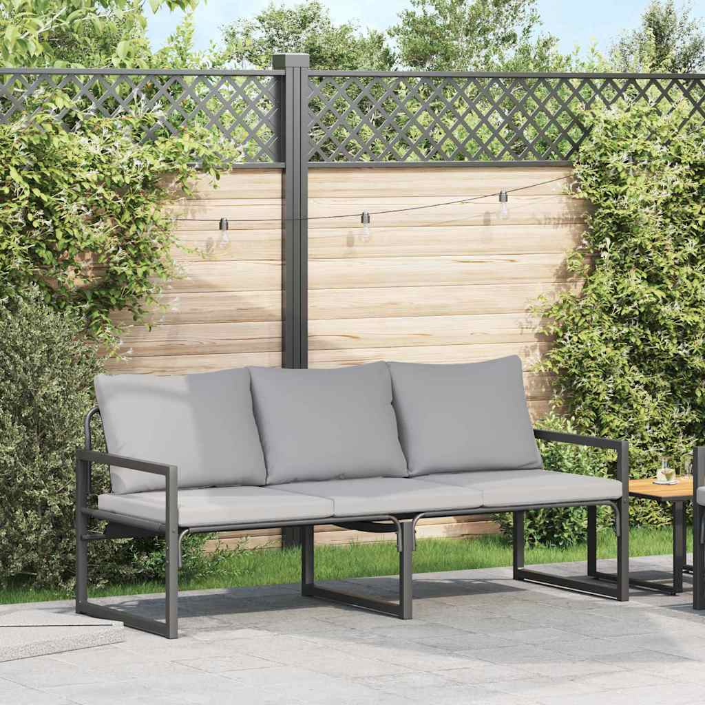 Hagebenk Svart 180 x 72,5 x 71 cm Stål