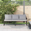 Hagebenk Svart 180 x 72,5 x 71 cm Stål