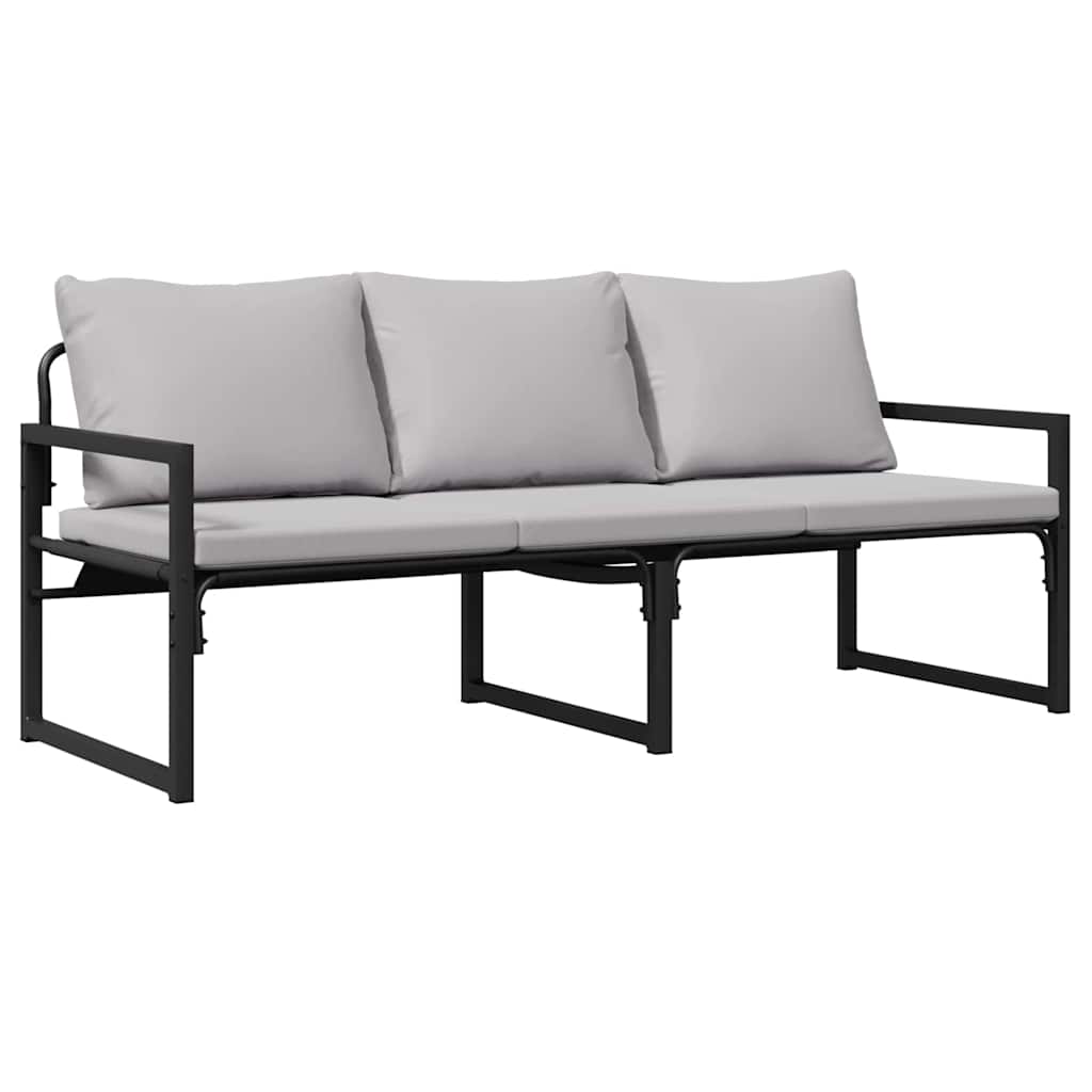 Hagebenk Svart 180 x 72,5 x 71 cm Stål