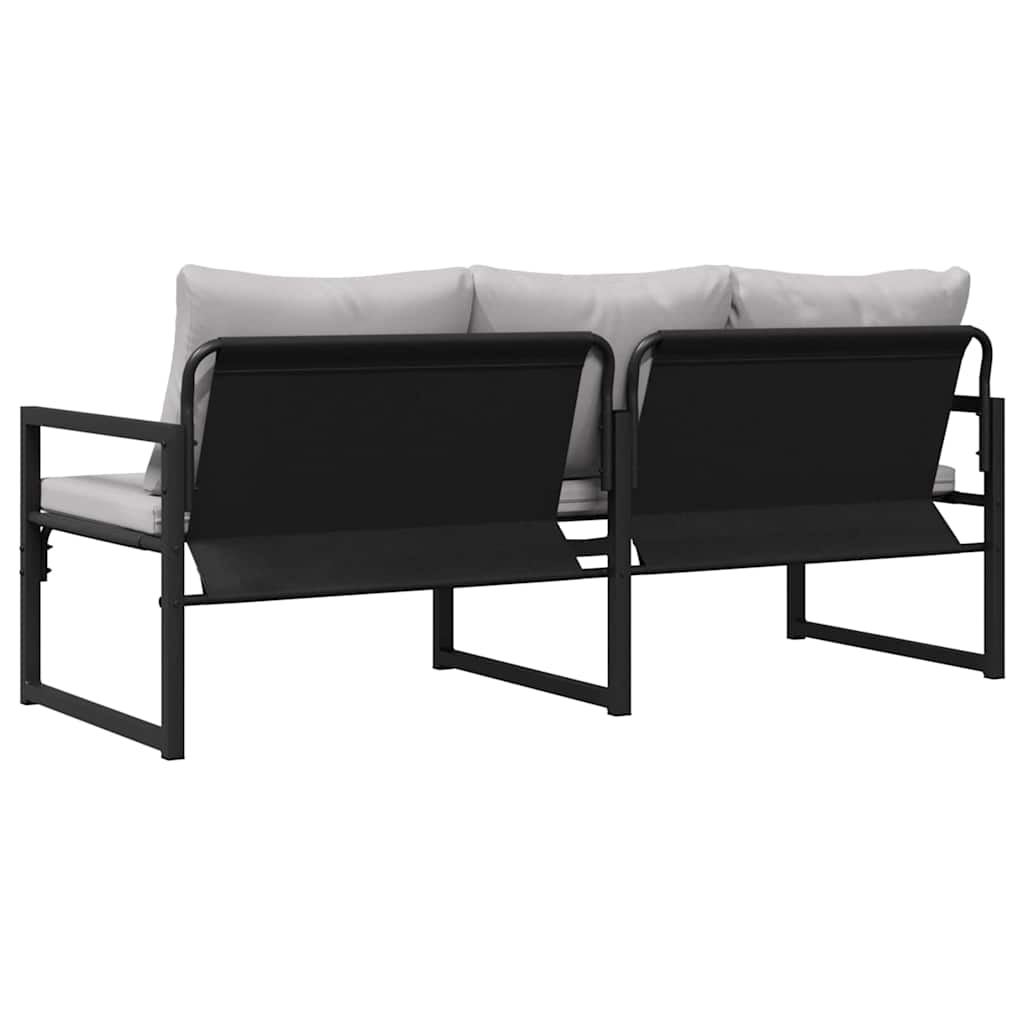 Hagebenk Svart 180 x 72,5 x 71 cm Stål