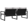 Hagebenk Svart 180 x 72,5 x 71 cm Stål
