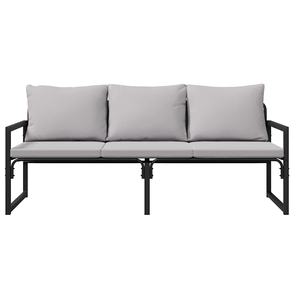 Hagebenk Svart 180 x 72,5 x 71 cm Stål