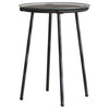 Hage Spisegruppe 3 pcs Svart og Anthracite Poly rotting og stål