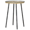 Hage Spisegruppe 3 pcs Brun Svart Krem Poly rotting og stål