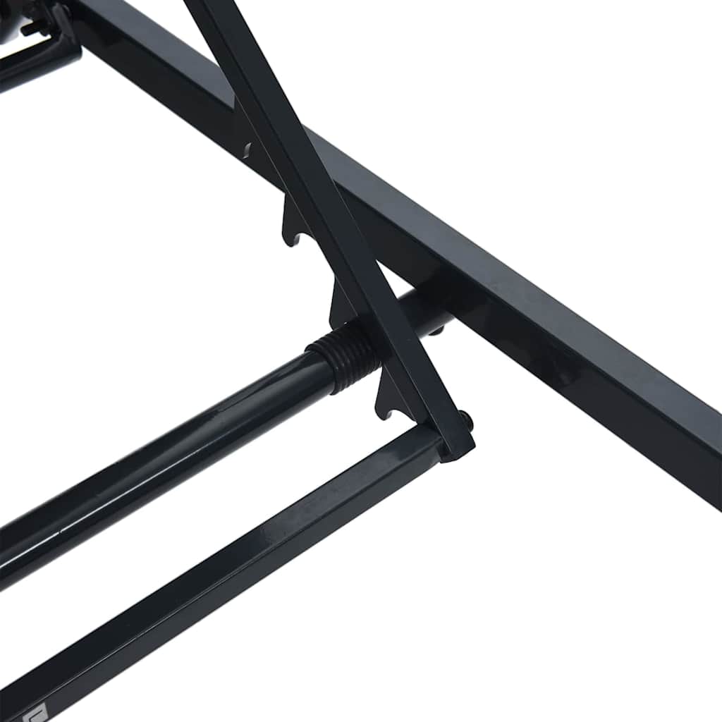 Solstoler 2-person 3 pcs Svart og Anthracite Stål