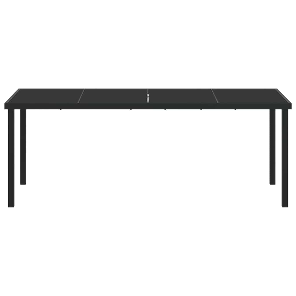 Hagebord Svart 200 x 80 x 73 cm Metall