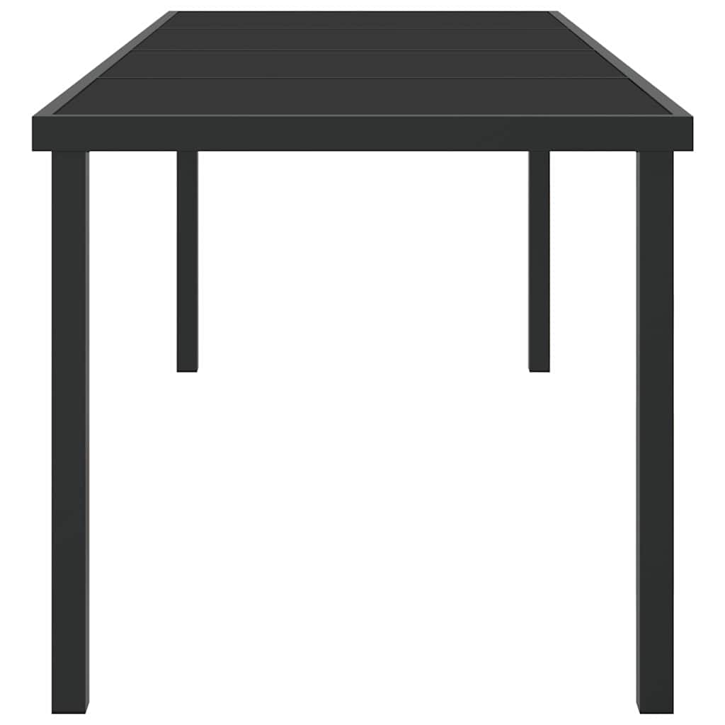 Hagebord Svart 200 x 80 x 73 cm Metall