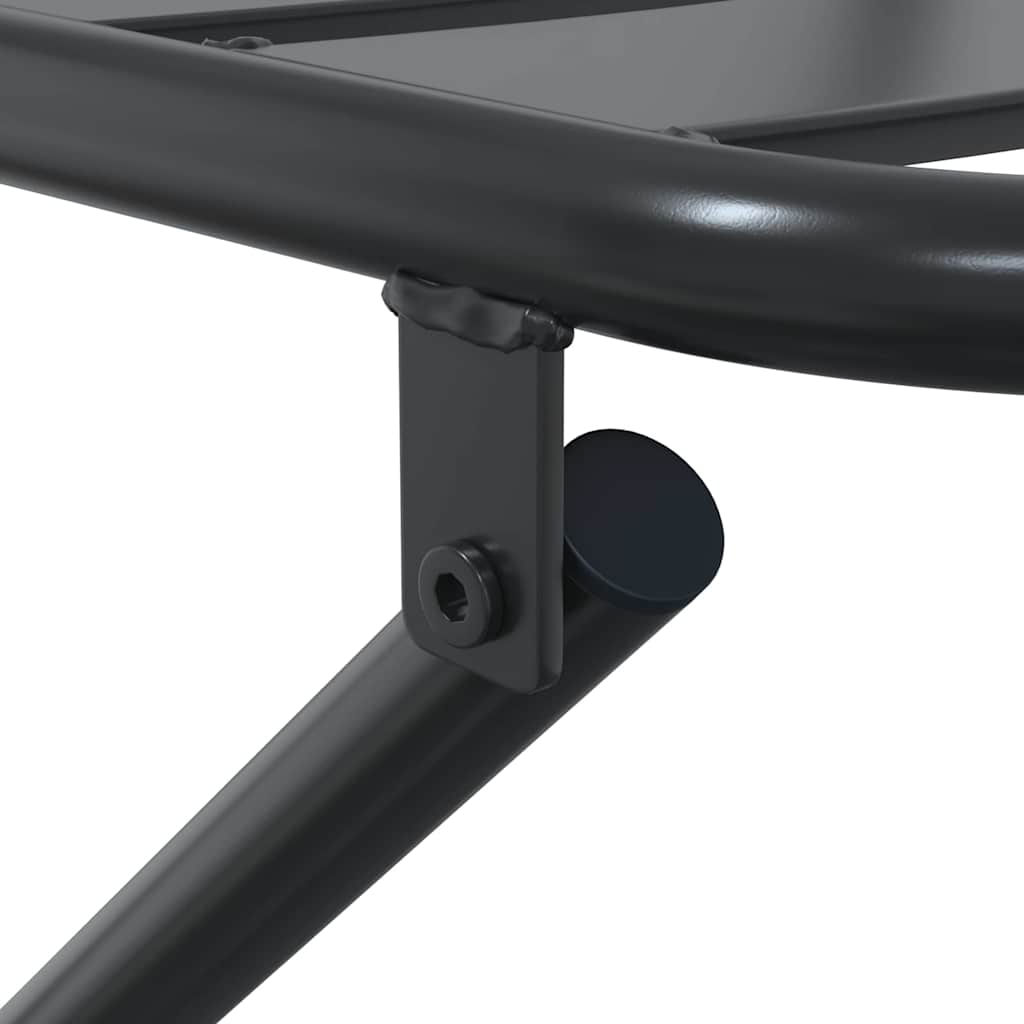Hage Bistro Sett 3 pcs Antrasitt Stål