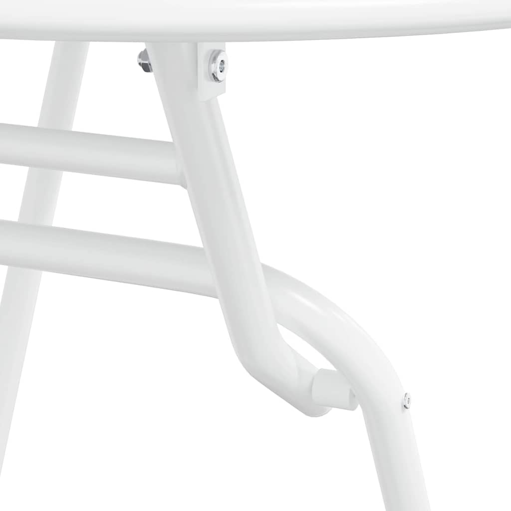 Hage Bistro Sett 3 pcs Hvit Stål