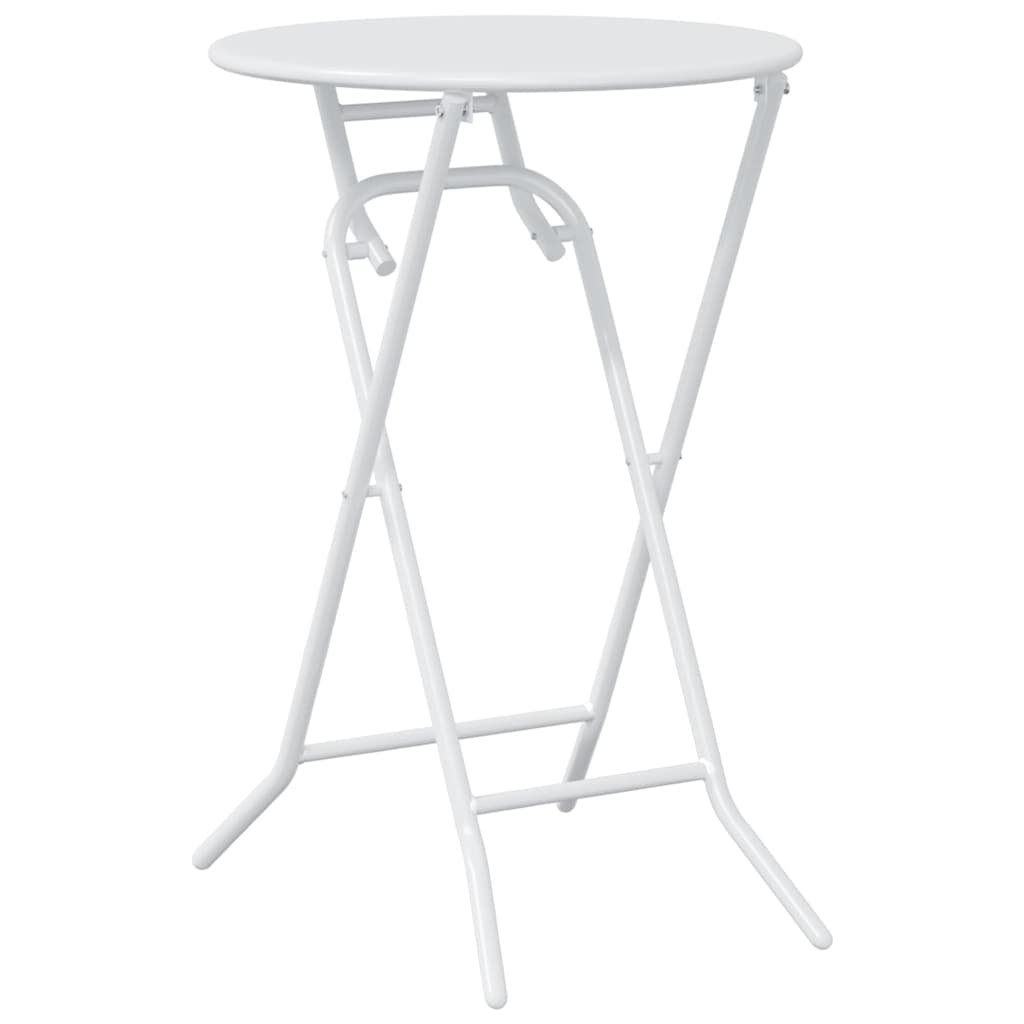 Hage Bistro Sett 3 pcs Hvit Stål