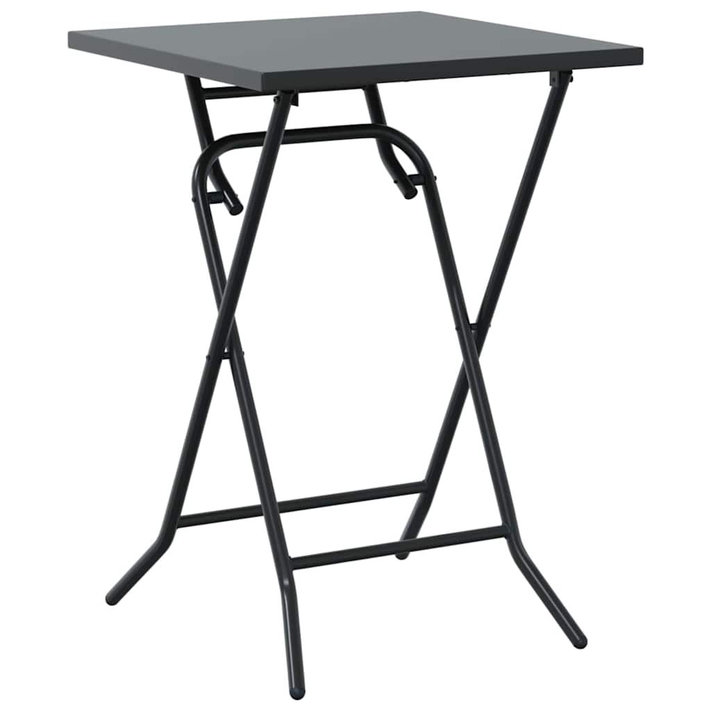 Hage Bistro Sett 3 pcs Antrasitt Stål