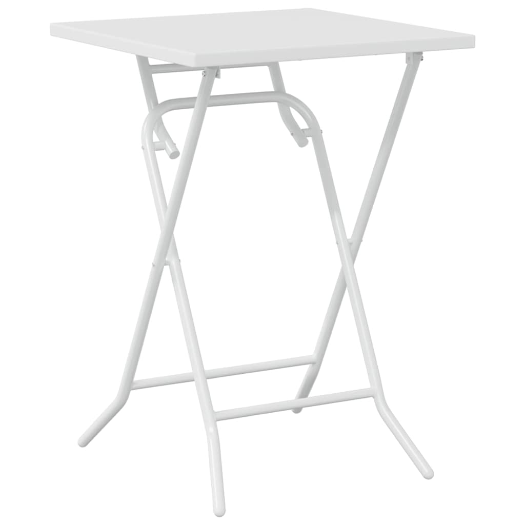 Hage Bistro Sett 3 pcs Hvit Stål