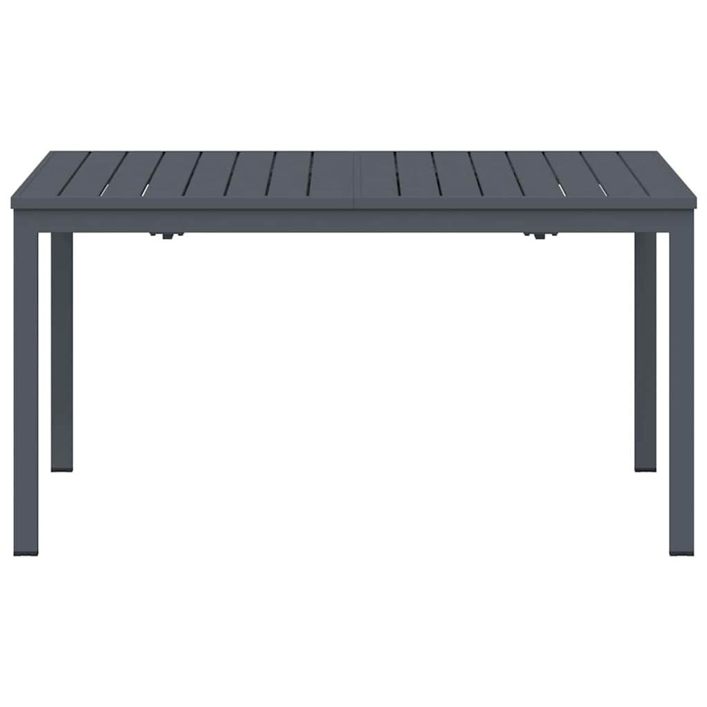 Terrassebord Antrasitt 180 x 80 x 74 cm Pulverlakkert stål