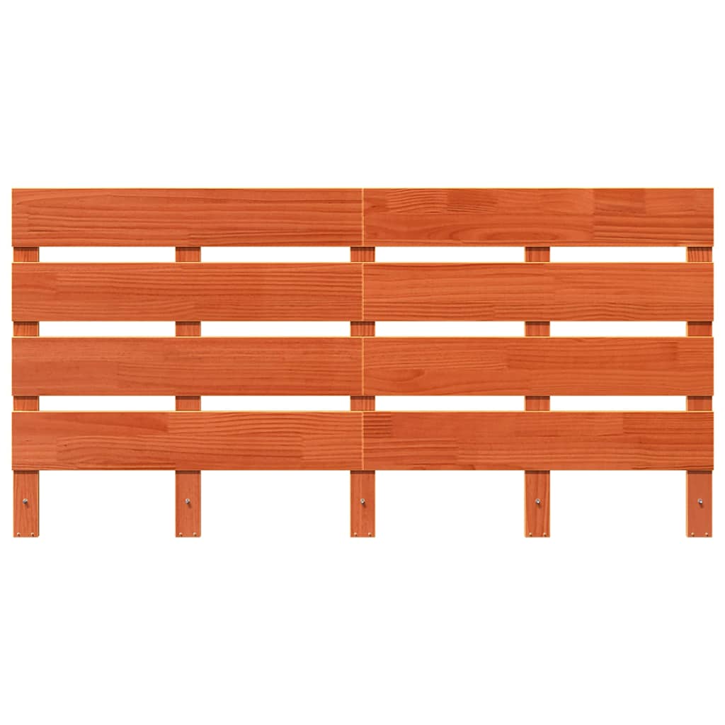 Hodegavl med hodegjerde Brun 140,5 x 3 x 80 cm Massiv furu