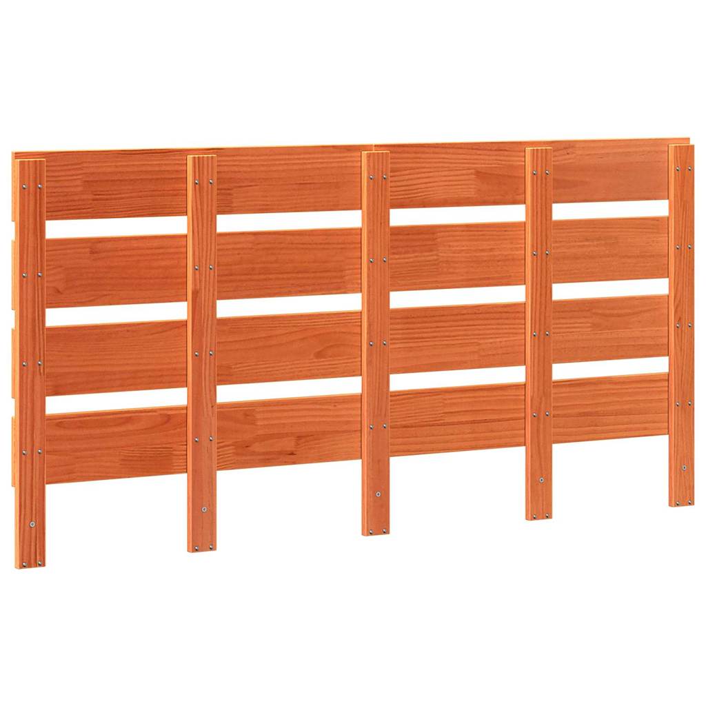 Hodegavl Vokset Brun 160,5 x 3 x 80 cm Massiv furu