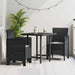 Hage Stol med pute 2 pcs Antrasitt 53 x 49 x 85 cm Polypropen