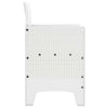 Hage Stol 2 pcs Hvit 53 x 49 x 85 cm PP