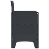 Hage Stol 4 pcs Antrasitt 53 x 49 x 85 cm PP