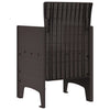 Hage Stol 4 pcs Brun 53 x 49 x 85 cm PP