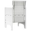 Hage Stol 4 pcs Hvit 53 x 49 x 85 cm PP