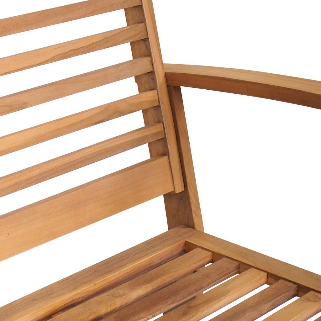 Hagesofa Set Naturlig Heltre teak