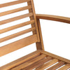 Hagesofa Set Naturlig Heltre teak