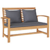 Hagesofa Set Naturlig Heltre teak