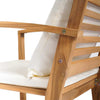 Hagesofa Set Naturlig Heltre teak