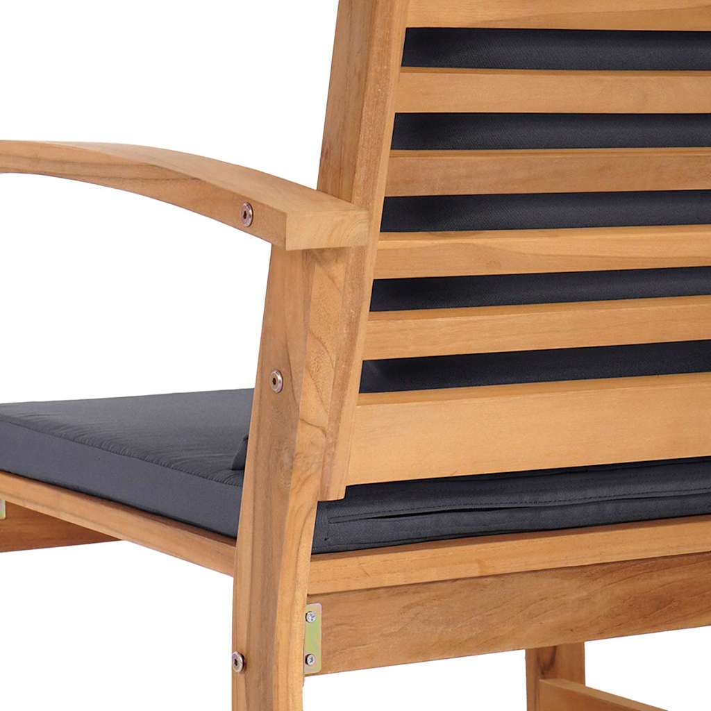 Hagesofa Set Naturlig Heltre teak