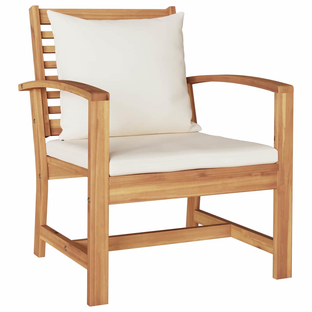 Hagesofa Set Naturlig Heltre teak