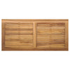 Hagesofa Set Naturlig Heltre teak