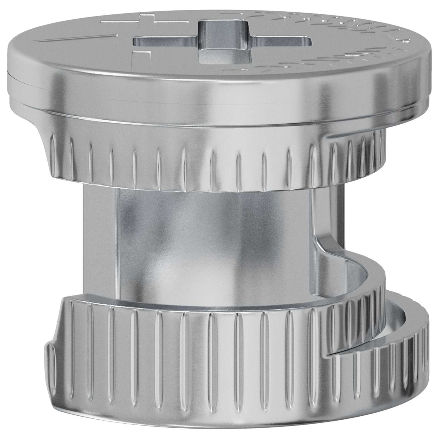 Kamelåsemuttere 12 pcs sølv 12 x 10 mm Metall