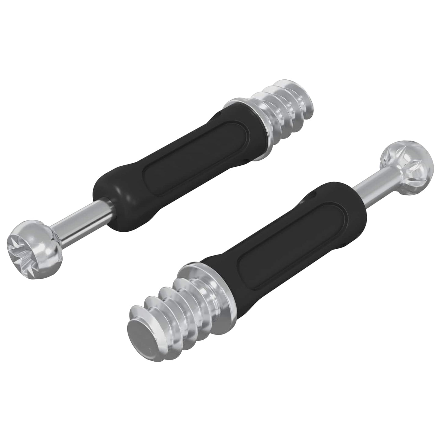 Kam-lock skrue 2 pcs Sølv og svart M6 x 40 mm Metall