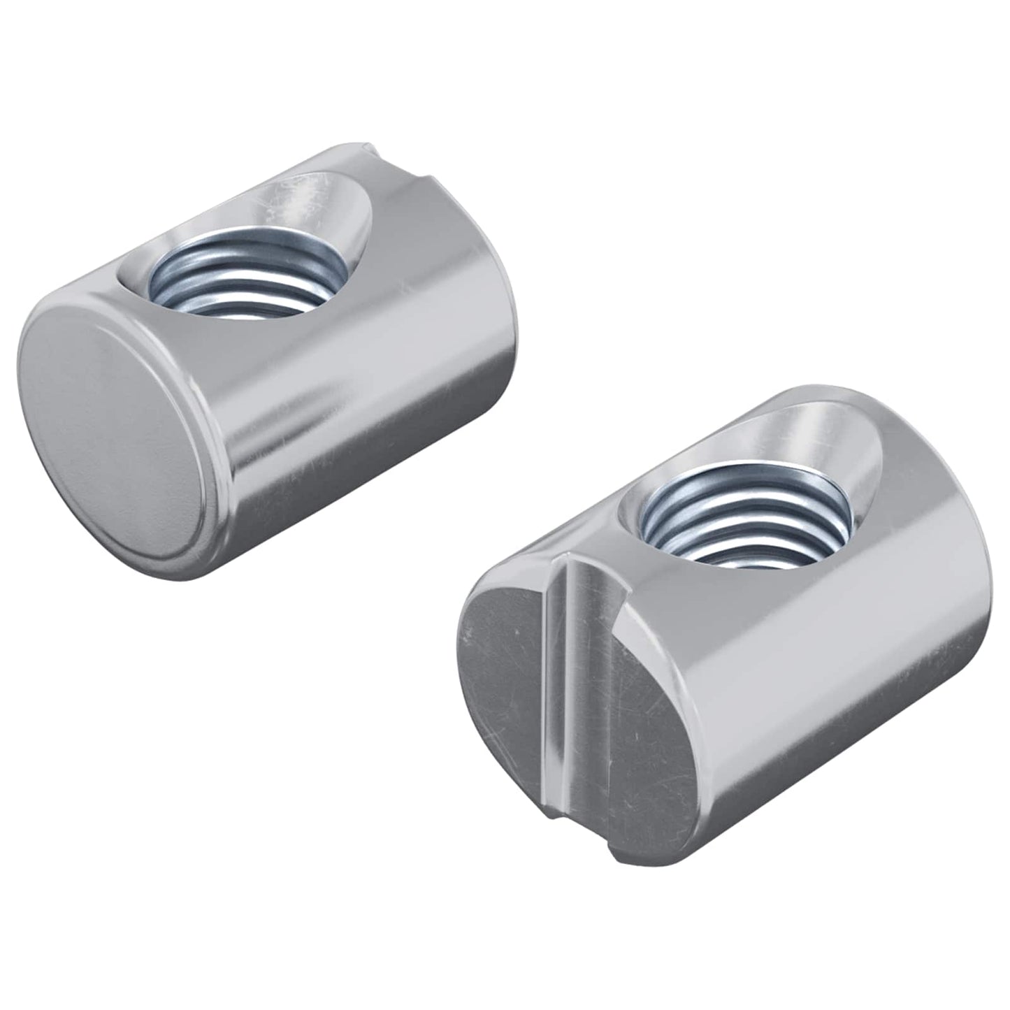 Fattnut 2 pcs sølv M6 x 13 mm Metall