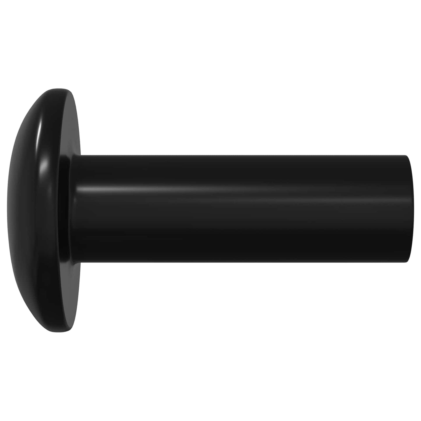Sleeve muttere 2 pcs Svart M4 x 14,5 mm Metall