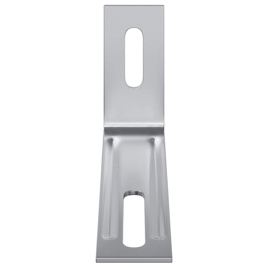 Anti-tipp brakett Ensfarget 2 pcs sølv 74,5 x 15 x 32 mm Jern