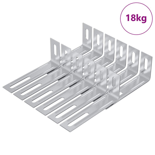Anti-tipp brakett Ensfarget 1268 pcs sølv Jern